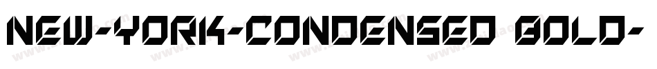 New-York-Condensed Bold字体转换